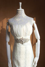 Load image into Gallery viewer, Crystal Beaded Wedding Sash Belt
