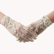 Load image into Gallery viewer, Laced Sheer Gloves
