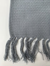 Load image into Gallery viewer, Floris Linens Set of 2, 100% Dyed Cotton Handmade Tassels Tea Towels, Dish Towel, Decorative Kitchen Towel
