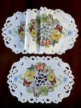 Load image into Gallery viewer, Floris Linens Marin Butterfly Embroidered Cutwork Placemat
